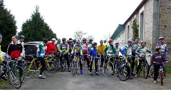 Les randonneurs au dpart